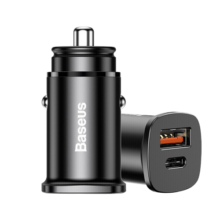 倍思（Baseus）车载充电器点烟器车充超级快充头一拖二转换器适用苹果16华为小米