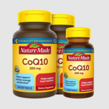 Nature Made 天维美 CoQ10辅酶200mg*300粒装（含130粒*2瓶+40粒）