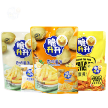 脆升升薯条 超值分享装300g 三口味休闲零食大礼包（原味+蜂蜜+番茄）