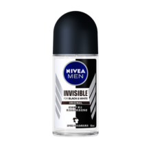 妮维雅（NIVEA）抑汗香体腋下止汗露干爽滚珠男士黑白出众爽身走珠液50ml