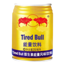 中国牛 (TiredBull) 累牛功能饮料牛磺酸维生素能量饮料 250ml*6罐