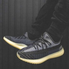 阿迪达斯 （adidas） 男鞋女鞋2025新款夏季350 V2 Boost纯侃爷椰子运动鞋跑步鞋CP9 FZ5000黑芝麻 41