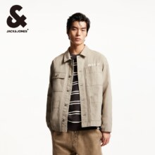 22日10点：JACK&JONES 杰克·琼斯 底特律 工装刺绣夹克