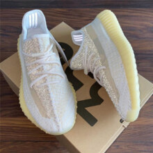 阿迪达斯 （adidas）女鞋男鞋2025新款春季Yeezy Boost 350 椰子350休闲跑步鞋运动 FZ5246米白色氧化天使 38.5