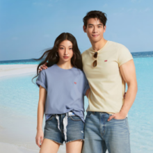 Levi's 李维斯 男士简约休闲LOGO印花短袖T恤