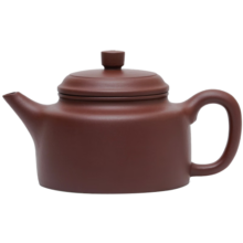 京东京造 宜兴紫砂壶 手工茶壶【原矿紫泥】煮泡茶具 德钟壶238ml礼盒装