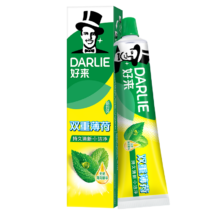需首购、plus会员:DARLIE好来(原黑人)双重薄荷牙膏持久清新口气防蛀固225g（新旧随机）