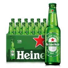 喜力 经典啤酒≥11.4°P 500mL 12瓶 *3件 赠150ml*24罐