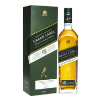 尊尼获加 JOHNNIE WALKER 绿牌 15年 调和 苏格兰威士忌 43%vol 750ml