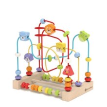 婴幼儿童绕珠蒙氏早教益智积木6串珠7八9十12个月0一1岁8宝宝玩具