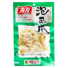 有友 泡椒凤爪筋骨棒猪皮晶鲜笋竹笋 任选6件