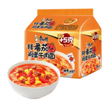 88VIP：康师傅 辣番茄鸡蛋牛肉面 550g 110g*5袋