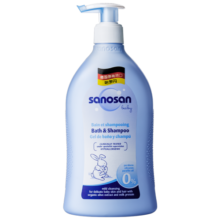 哈罗闪（sanosan）婴儿洗发水沐浴露二合一500ml【0-12岁】儿童沐浴液低泡易冲洗