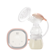 新贝 吸奶器电动变频吸奶器 可充电锂电池单边挤奶器 吸力大无痛8768