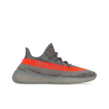 20点、plus会员：阿迪达斯 三叶草 Yeezy350 女鞋灰橙椰子休闲鞋 GW1229UK