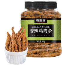 农香森风干鸡肉板条500g香辣鸡胸肉干肉脯手撕肉干减休闲零食低耐嚼卡脂