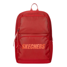 斯凯奇（Skechers）男女同款196家族双肩包电脑包学生经典百搭简约高中书包旅行背包 赛车红/001W 20-30升