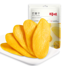 plus会员：百草味 芒果干 100g/袋
