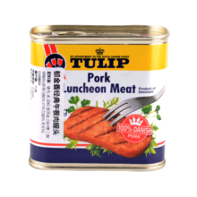 郁金香（TULIP）丹麦进口午餐肉罐头340g即食熟食火锅早餐汉堡配菜送礼应急囤货32.6元 (券后省0.85)