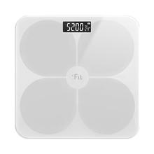 iFit 体重秤家用电子秤小型耐用精准人体称重 精准体重秤 体重秤-白色