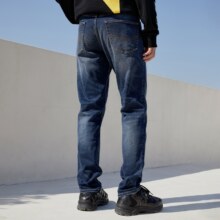 plus会员：JACK&JONES 杰克琼斯 新款 男士凉感深牛仔裤 XL (185)