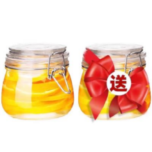20点：夸克 玻璃密封罐 加厚款 圆500ml*2件