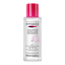 蓓昂斯（BYPHASSE）温和养肤卸妆水100ml 脸部清洁无刺激眼唇 旅游出行便携装女生