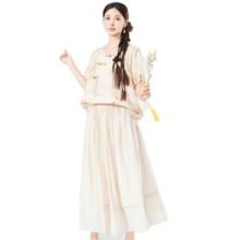 CARMEN  新中式国风气质盘扣套装 下装裙子