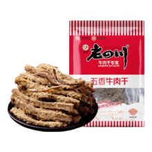 老四川（laosichuan）多口味五香麻辣牛肉干 60g