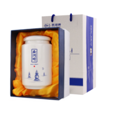 西湖牌2025新茶上市绿茶春茶叶明前特级壹号龙井茶叶50g罐赠礼盒