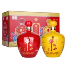 牛栏山 龙凤呈祥 浓香型白酒  52度 2L*2坛 礼盒装