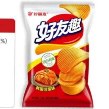 好丽友 好友趣薯片 蜂蜜黄油味70g*8件