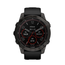 再降价、（GARMIN）佳明 Fenix7太阳能蓝宝石碳黑旗舰版 血氧跑步户外运动智能手表