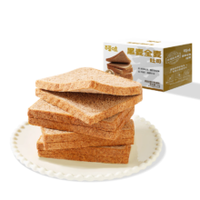 PLUS会员：百草味 黑麦全麦面包 1000g/箱