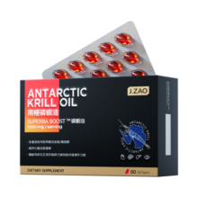 京东京造 南极磷虾油60粒 DHA epa降血脂中老年人 深海鱼油omega-3进口