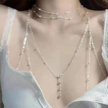 BULDF 杨同款胸链身体装饰链女欧美性感纯欲吊带后背链感配饰品 胸链