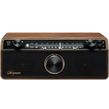 山进（SANGEAN） WR-12BT PLUS 复古蓝牙桌面音箱收音机木质家用音响低音炮旗舰版