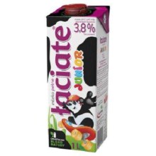 限9号：Laciate 兰雀 3.8 全脂纯牛奶 波兰原装进口 1L*12盒 整箱装