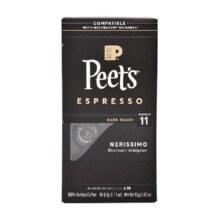 Peet's 法国原装进口胶囊咖啡5.3克*10颗
