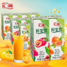 汇源 鲜果饮 橙汁/桃汁饮料200mL*8盒