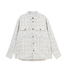20点：JACK&JONES 杰克·琼斯 翻领格纹 小香风外套 G01