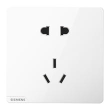 西门子 SIEMENS 皓彩系列 5UB2614-3NC01 正五孔插座 雅白
