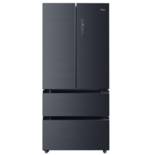 美的（Midea）冰箱法式对开多门 508升19分钟急速净味四开门电冰箱一级变频智能家电除菌三档变温空间 以旧换新 BCD-508WTPZM(E)灰