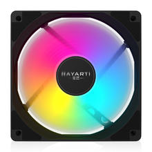 雷匠 RAYARTI 12CM炫彩机箱风扇（多色定彩/轴心发光/大4P串联/液压轴承）