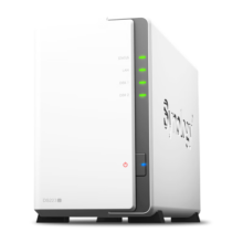 群晖（Synology）DS223j 双盘位 NAS网络存储服务器 私有云 智能相册 文件自动同步1549元