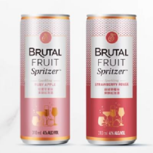 百威 馥野4度果酿微醺起泡酒310ml*6件