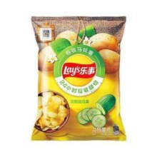 PLUS、需首购：乐事 Lay's 薯片 春收马铃薯 清新黄瓜味 60克