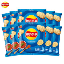 需首购：Lay's/乐事 薯片小包 12g 红烩味 16包 2件