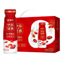 蒙牛（MENGNIU）中华滋养红枣枸杞风味酸牛奶 红枣礼盒210g*10瓶