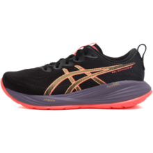 京东百亿补贴：ASICS 亚瑟士 官方男鞋 25夏季款CUMULUS 27男子轻量缓震跑鞋专业马拉松运动鞋 001/黑紫橙